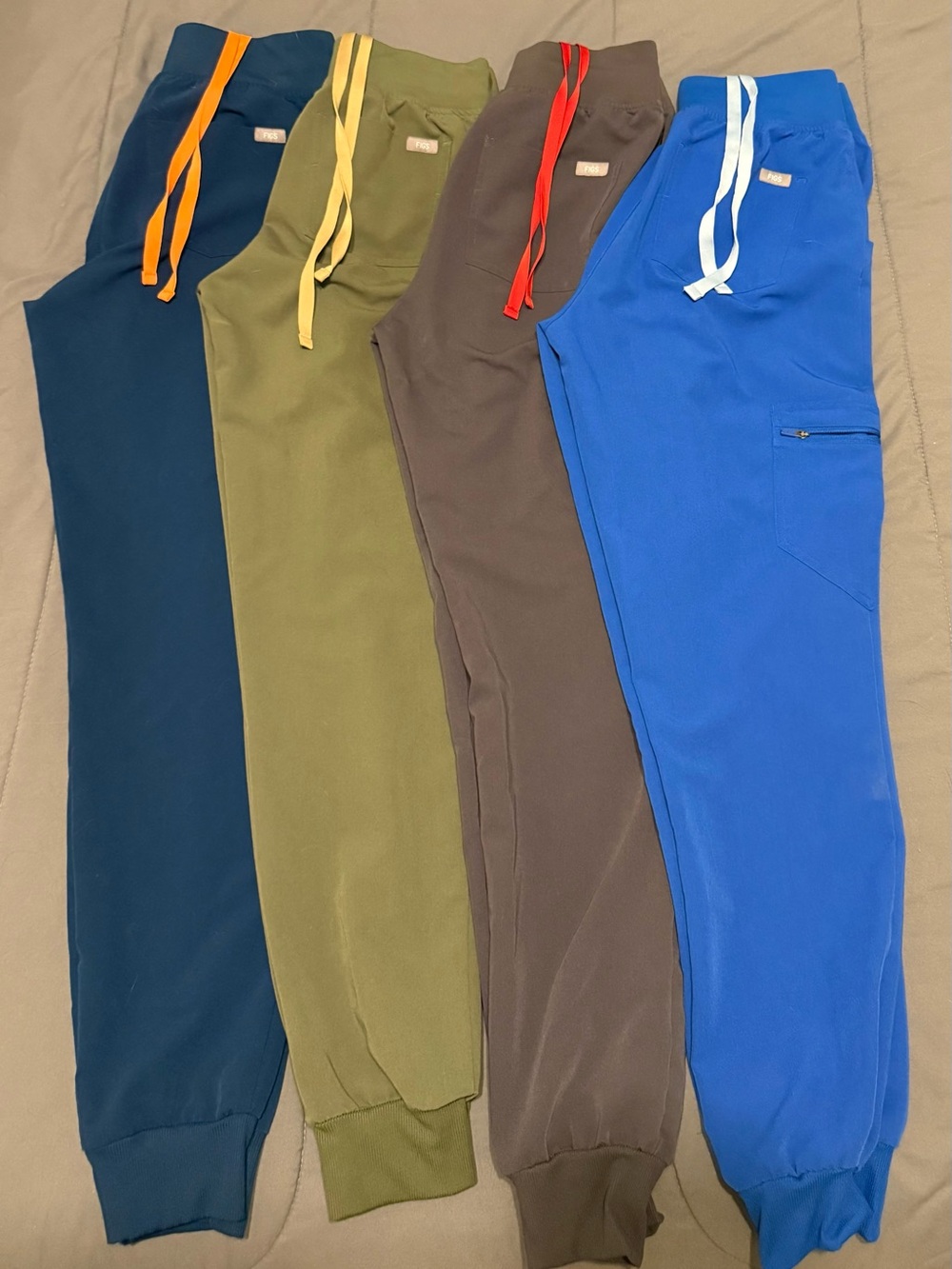 FIGS Zamora Jogger Scrub Pants Bundle | 4 Pairs | XS Regular